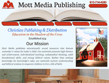 Tablet Screenshot of mottmedia.com
